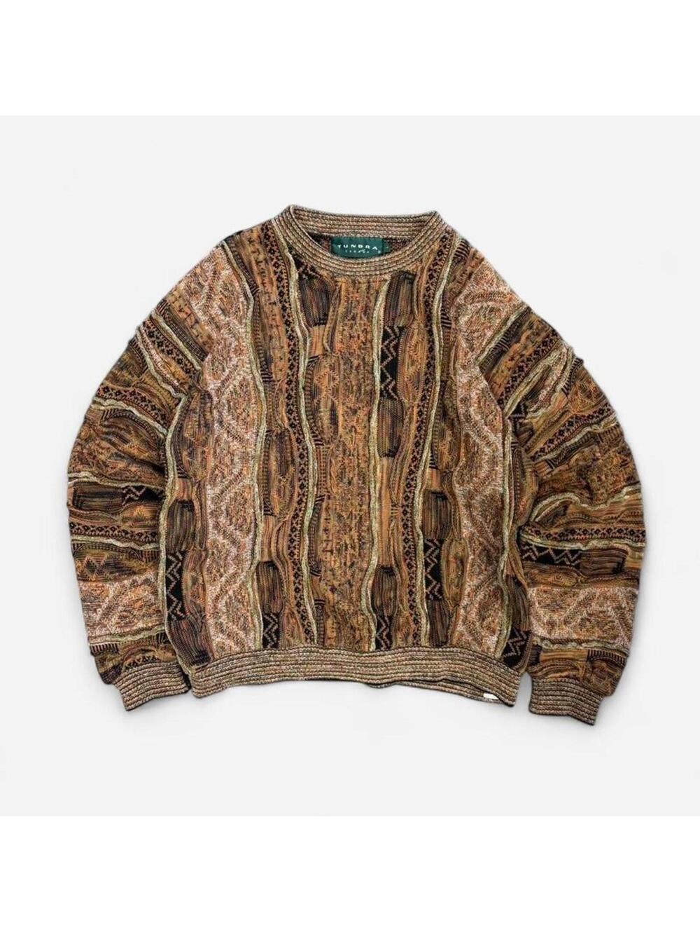 Vintage 90s Tundra Coogi Style Knit